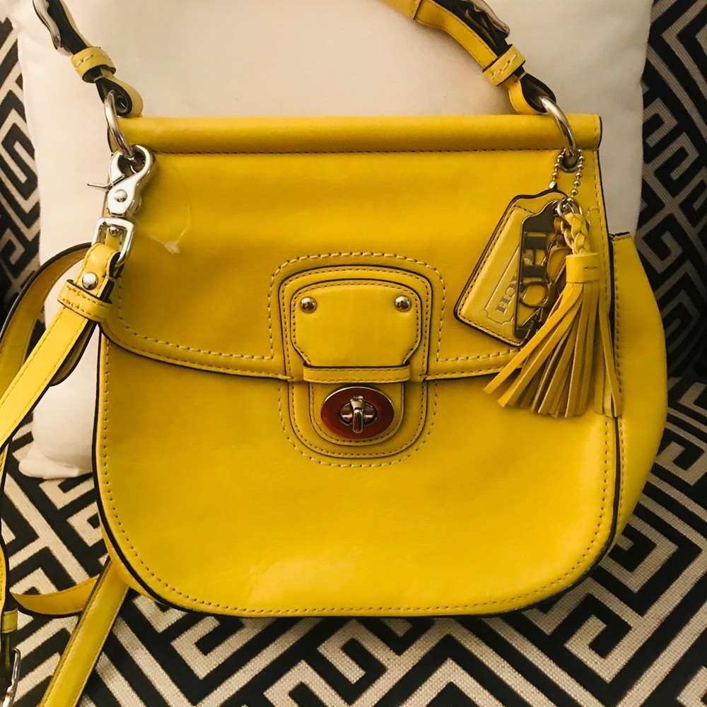 Coach Citrine Yellow Legacy 100th Anniversary
